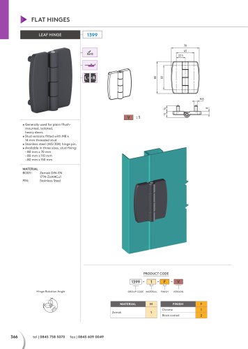 FLAT HINGES 1399