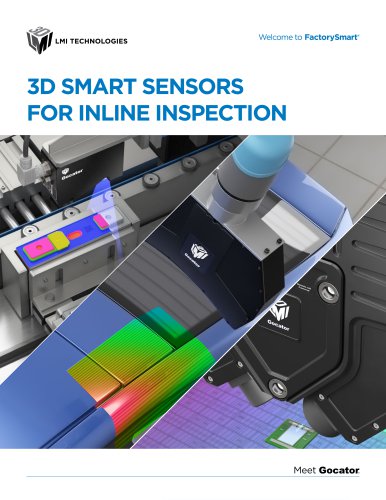 Gocator 3D Smart Sensors