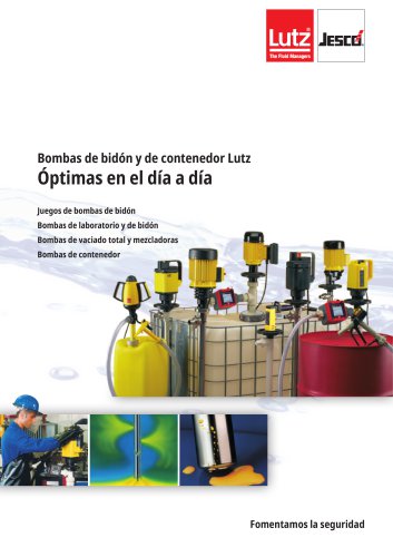 Bombas de bid&oacute;n y de contenedor Lutz