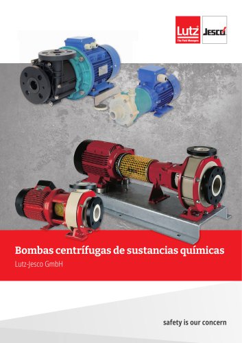 Bombas centr&iacute;fugas de sustancias qu&iacute;micas