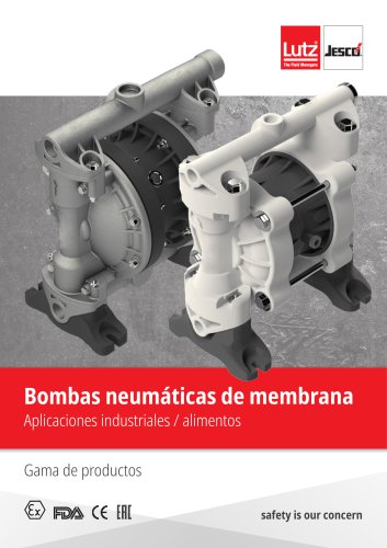 Bombas neumáticas de membrana