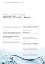 Bombas peristálticas PERIDOS FXM-4