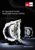 Doppelmembranpumpen Industrieanwendungen und Lebensmittel Produktprogramm