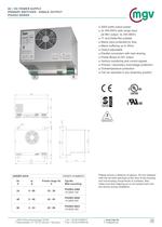 AC / DC POWER SUPPLY PRIMARY SWITCHED Single output serie Ph 2003