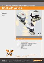 Ball Valve Actuators Shut-Off and Change-Over Valves