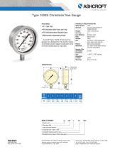 1020 Christmas Tree Pressure Gauge