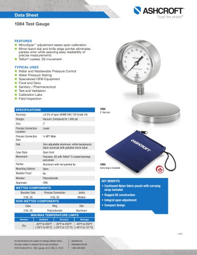 1084 Test Gauge