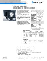 Pneumatic Transmitter, Type 4080