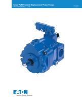 PVM Industrial Variable Displacement Piston Pumps