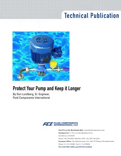 Protect Your Pump and Keep it Longer