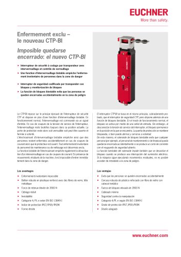 Interruptor de seguridad CTP-BI