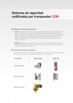 Sistemas de seguridad codifi cados por transponder CEM - 4