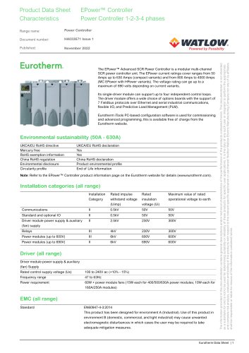 Eurotherm® EPower™