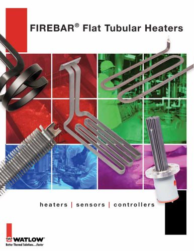 fiberbar flat tubular heater