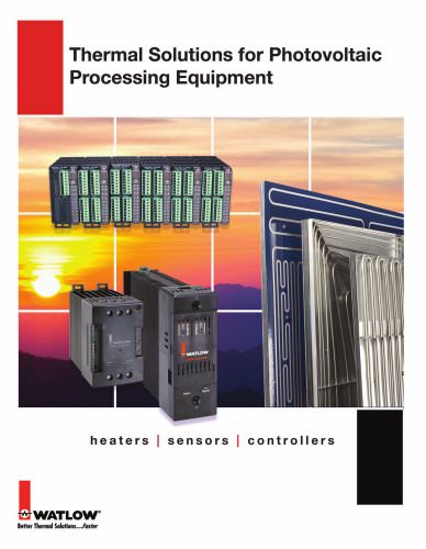 Thermal Solutions for Photovoltaic Processing Equipment