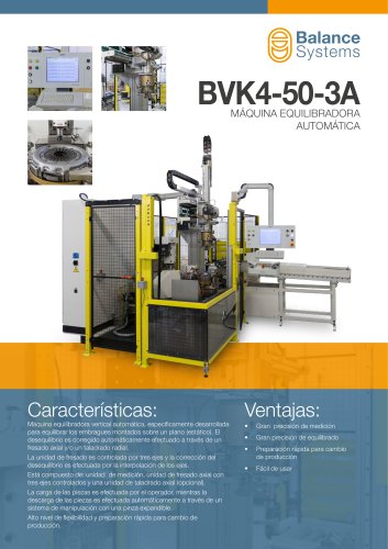 BVK4-50-3A Maquina equilibradora automatica