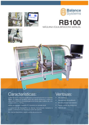 RB100 Equilibradora manual