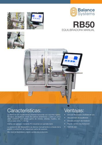 RB50 Equilibradora manual