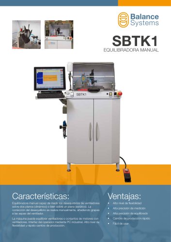 SBTK1 Equilibradora manual