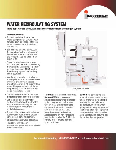 Water Recirculating System