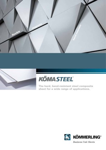 KömaSteel - Steel composite sheets