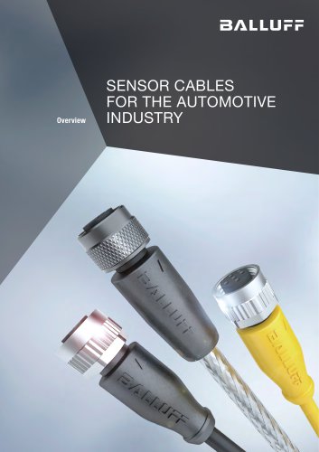 SENSOR CABLES FOR THE AUTOMOTIVE INDUSTRY