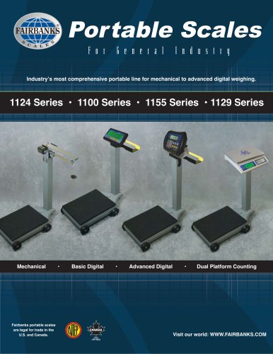 1124 Series Portable Scale