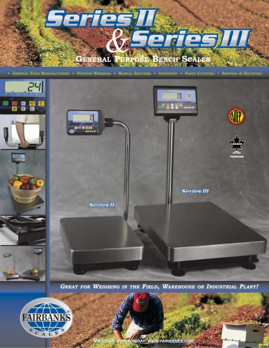 Series II  General Purpose Bench Scale 