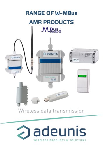 RANGE OF W-MBus AMR PRODUCTS