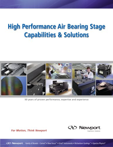 High Performance Air Bearing Stage Capabilities & Solutions