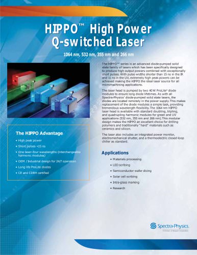 HIPPO™ High Power Q-switched Laser 