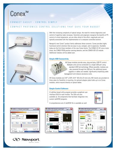 Photonics Control Devices, Conex™