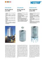 Ficha técnica Silo de chapa de acero NBS - 1