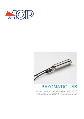 2021 RAYOMATIC USB Non-contact thermometer