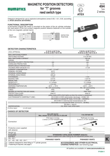 Accessories-Switches / sensors / position indicators-494-ATEX-Reed