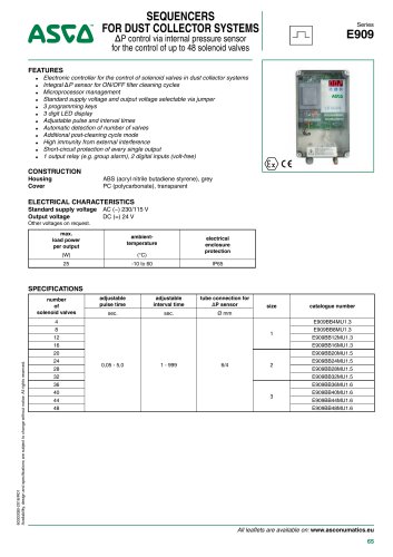 Catalogue-Accessories-Electrical accessories-909-1 relay