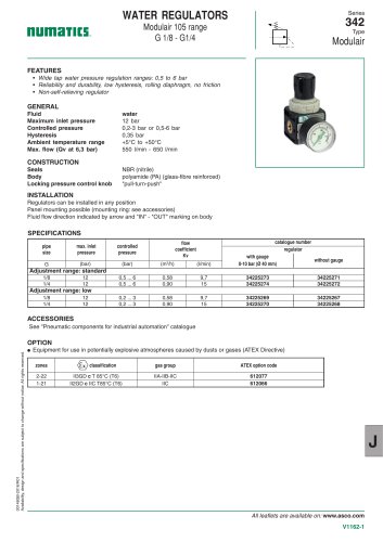 Catalogue-Accessories-Flow Controls and valves-342