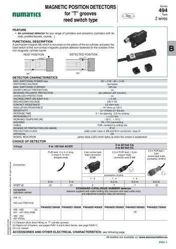 Cylinders & Actuators-Mountings and sensors-494-reed switch type