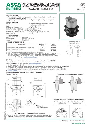 Series 343 type Modulair