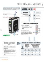 BOMBAS DE VACIO COMPACTAS ALTOS CAUDALES LEM+ / LEMAX+ - 8