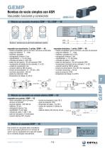 Bombas De Vacío Simples Con ASR (Air Saving Regulator), Serie GEMP - 2