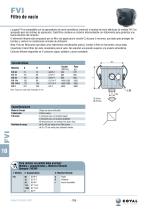 Filtro De Vacío Con Cartucho Intercambiable, Serie FVI - 1