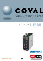 Mini Bomba De Vacío Compacta Con ASR (Air Saving Regulator), Serie LEM - 1