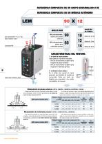 Mini Bomba De Vacío Compacta Con ASR (Air Saving Regulator), Serie LEM - 8