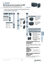 Mini Bomba De Vacío Compacta Con ASR, Serie LEMP - 4