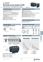 Mini Bomba De Vacío Compacta Con ASR, Serie LEMP - 6