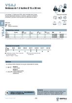 Ventosas de 1,5 fuelles Ø 15 a 30 mm, serie VSAJ - 1