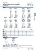 Ventosas Flexibles Altas Velocidades, Serie MVS - 2