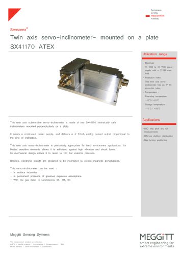 (IS) twin axis SX41170 series- mounted on a plate