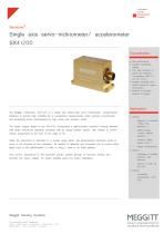 Servo inclinometer / accelerometer - SX41200 series